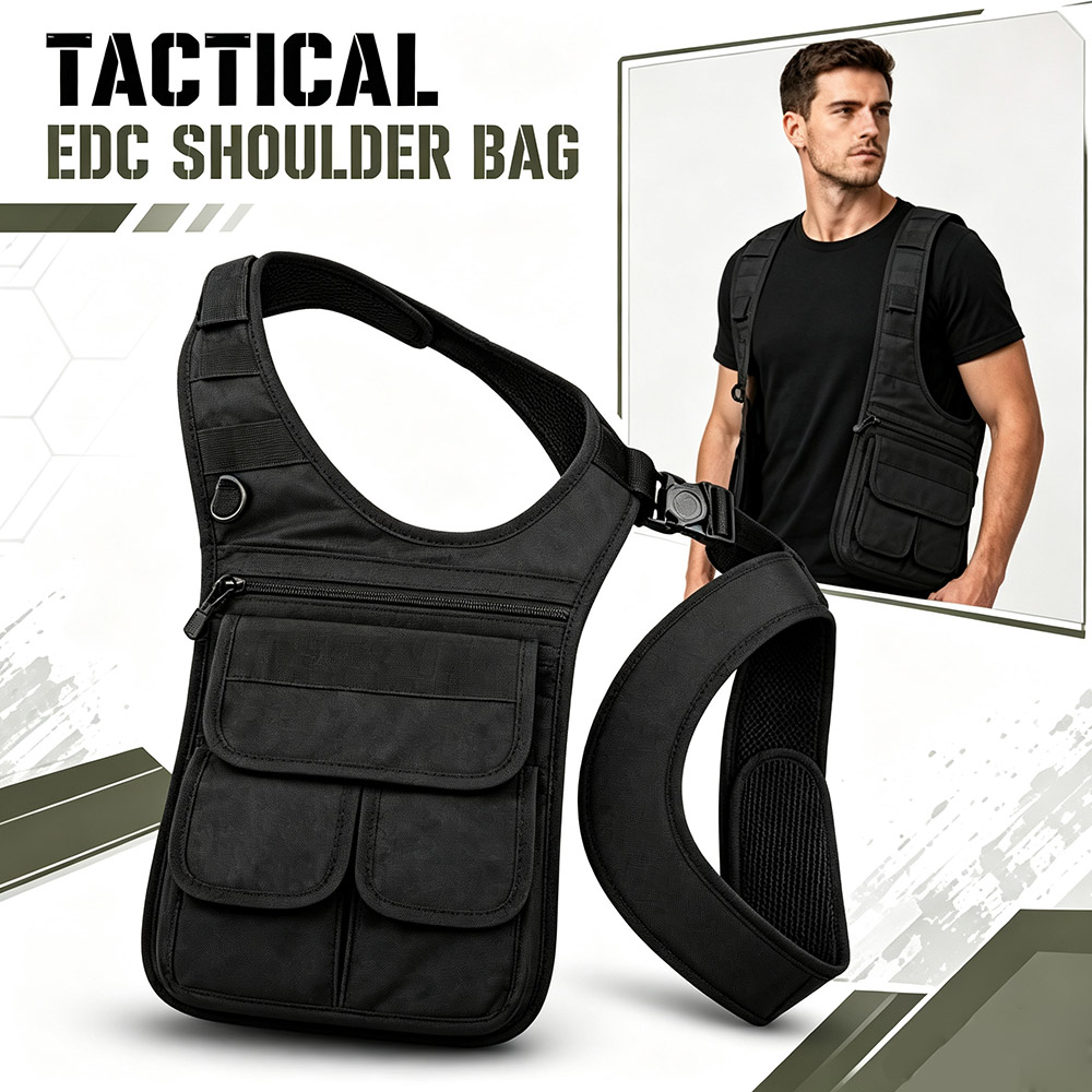 Edc Daily Carry - Tactical Concealed Underarm Tool Bag MOLLE