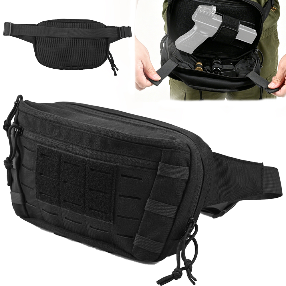 Tactical Pistol Waist Bag CCW  - Edc Carry Fanny Pack review and price