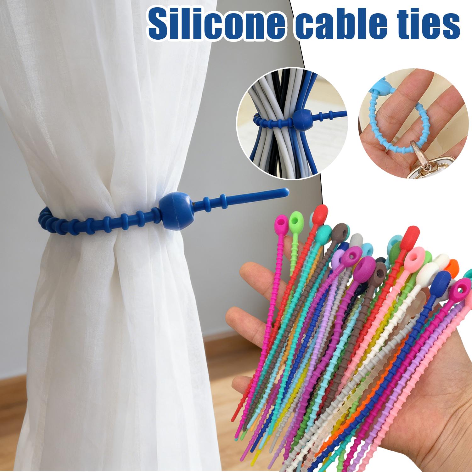 200Pcs/Lot Silicone Reusable B - Gear Tie Reusable review and price
