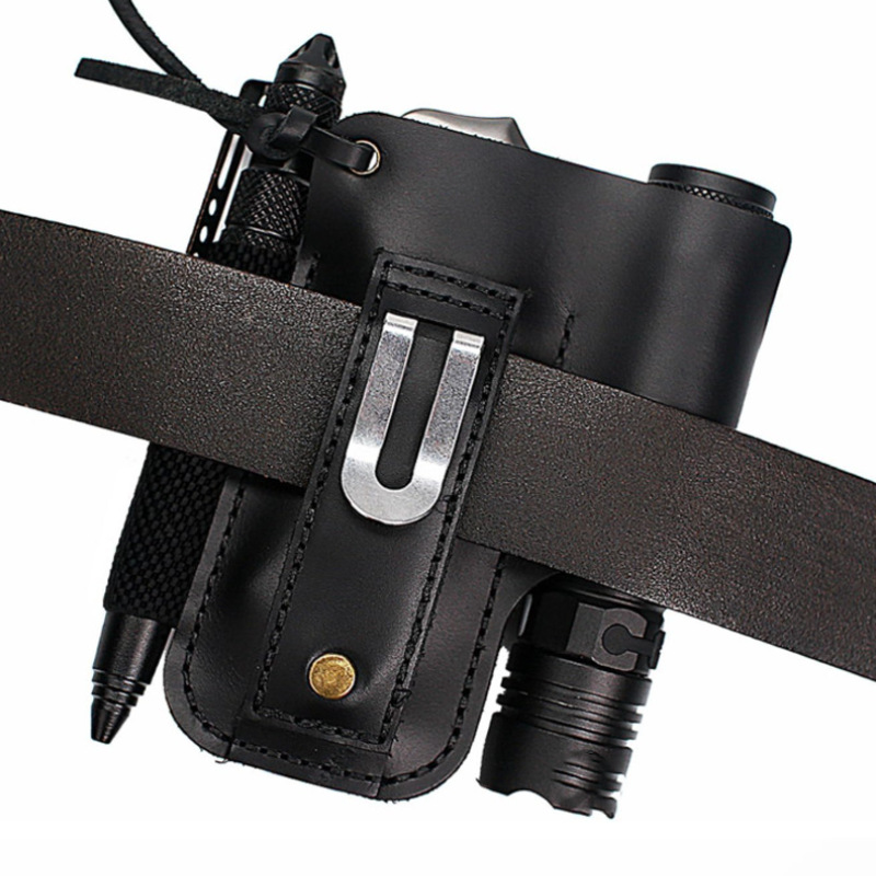 EDC Leather Flashlight Tool Ho - Edc Carry Pouch review and price