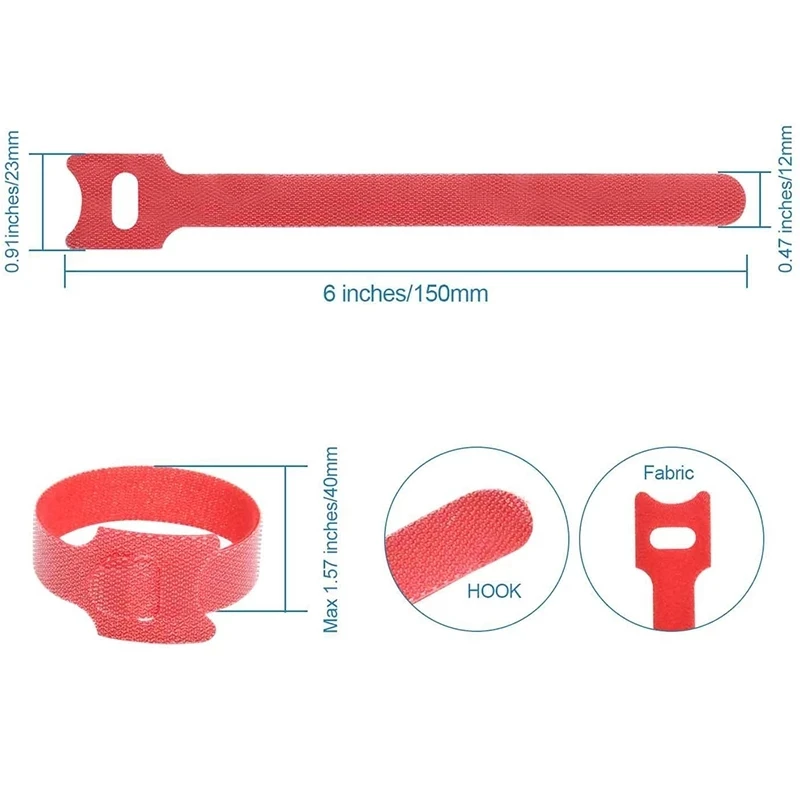 10-50Pcs Multipurpose Fastener - Gear Tie Reusable review and price
