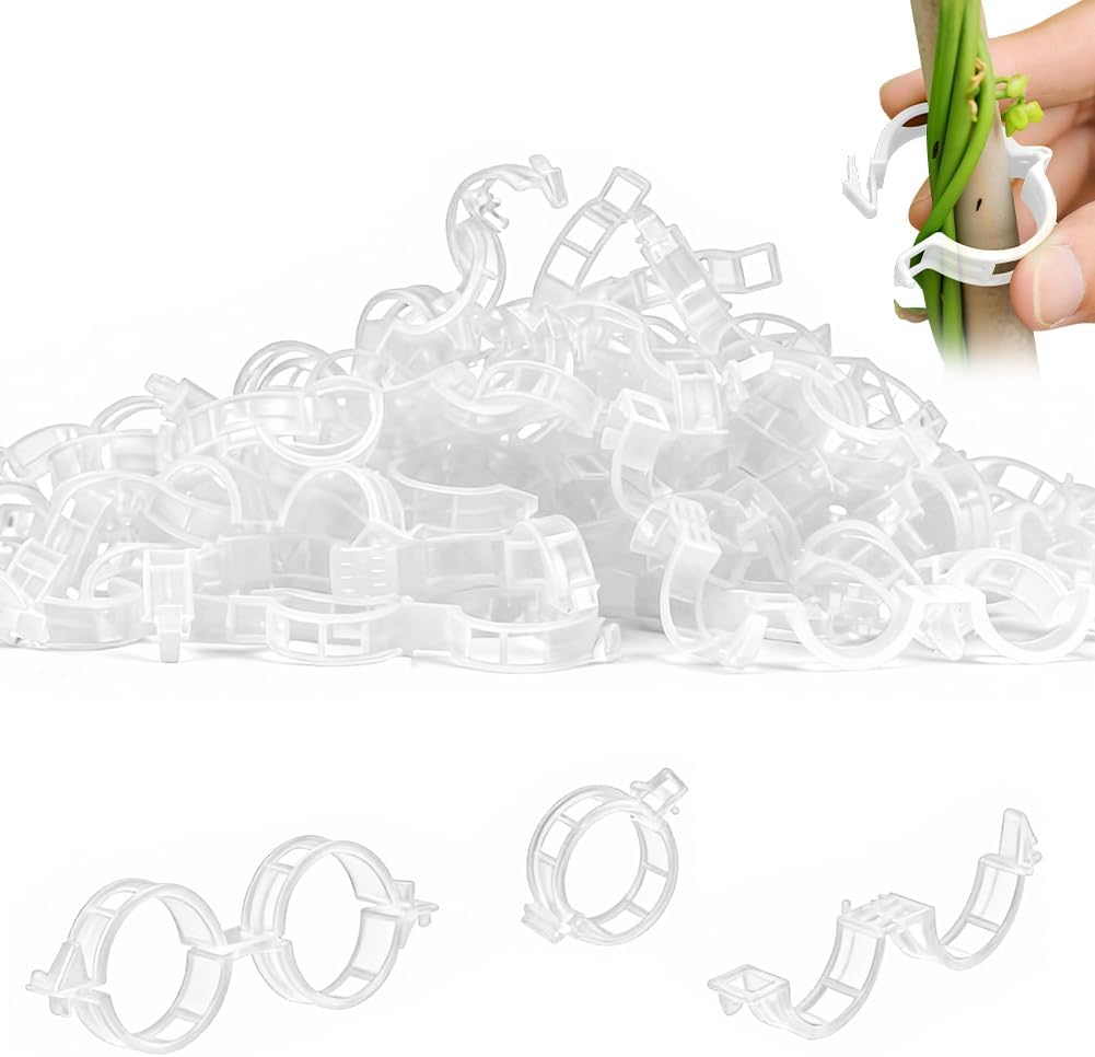 100PCS Plant Support Clips Reu - Gear Tie Reusable review and price