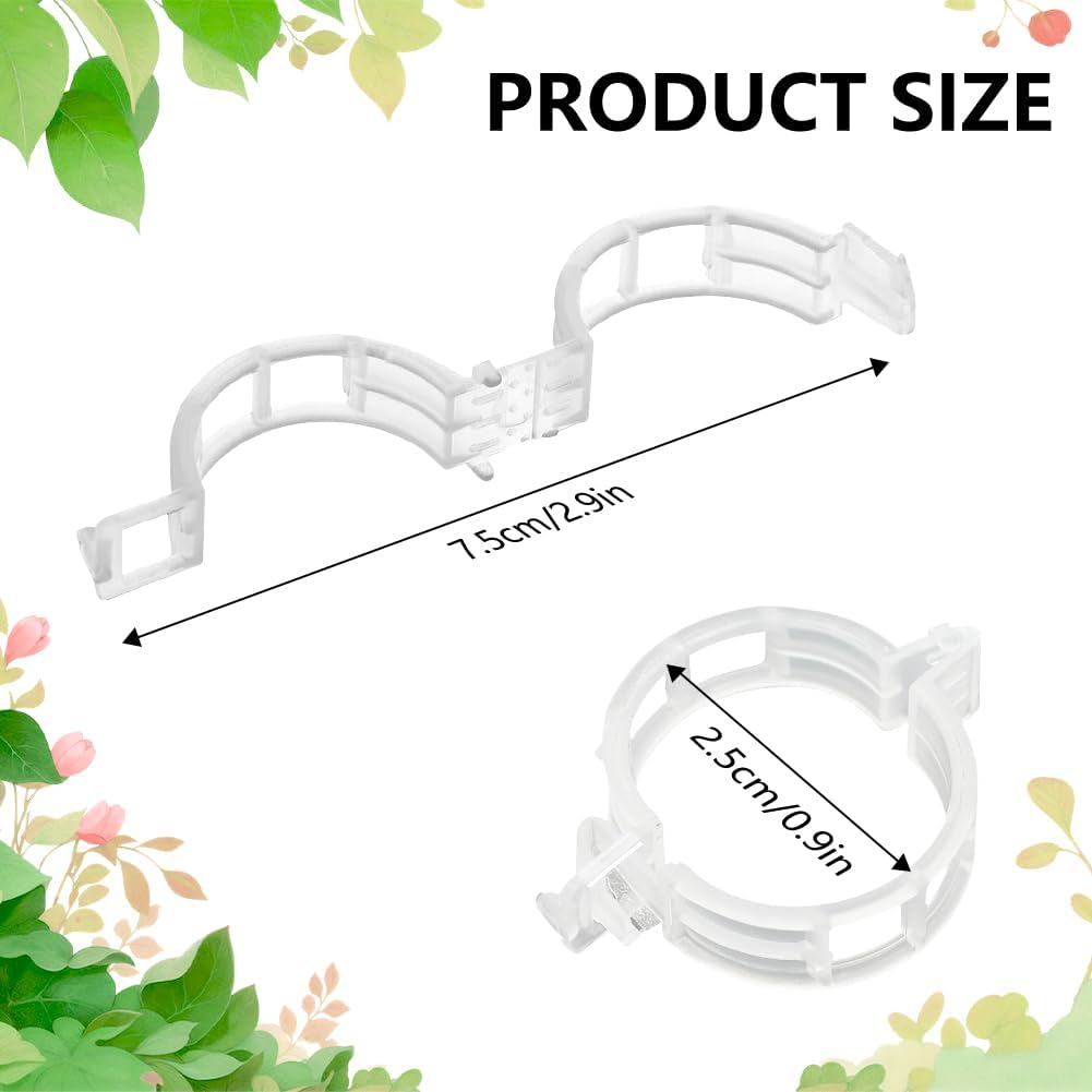 100PCS Plant Support Clips Reu - Gear Tie Reusable review and price