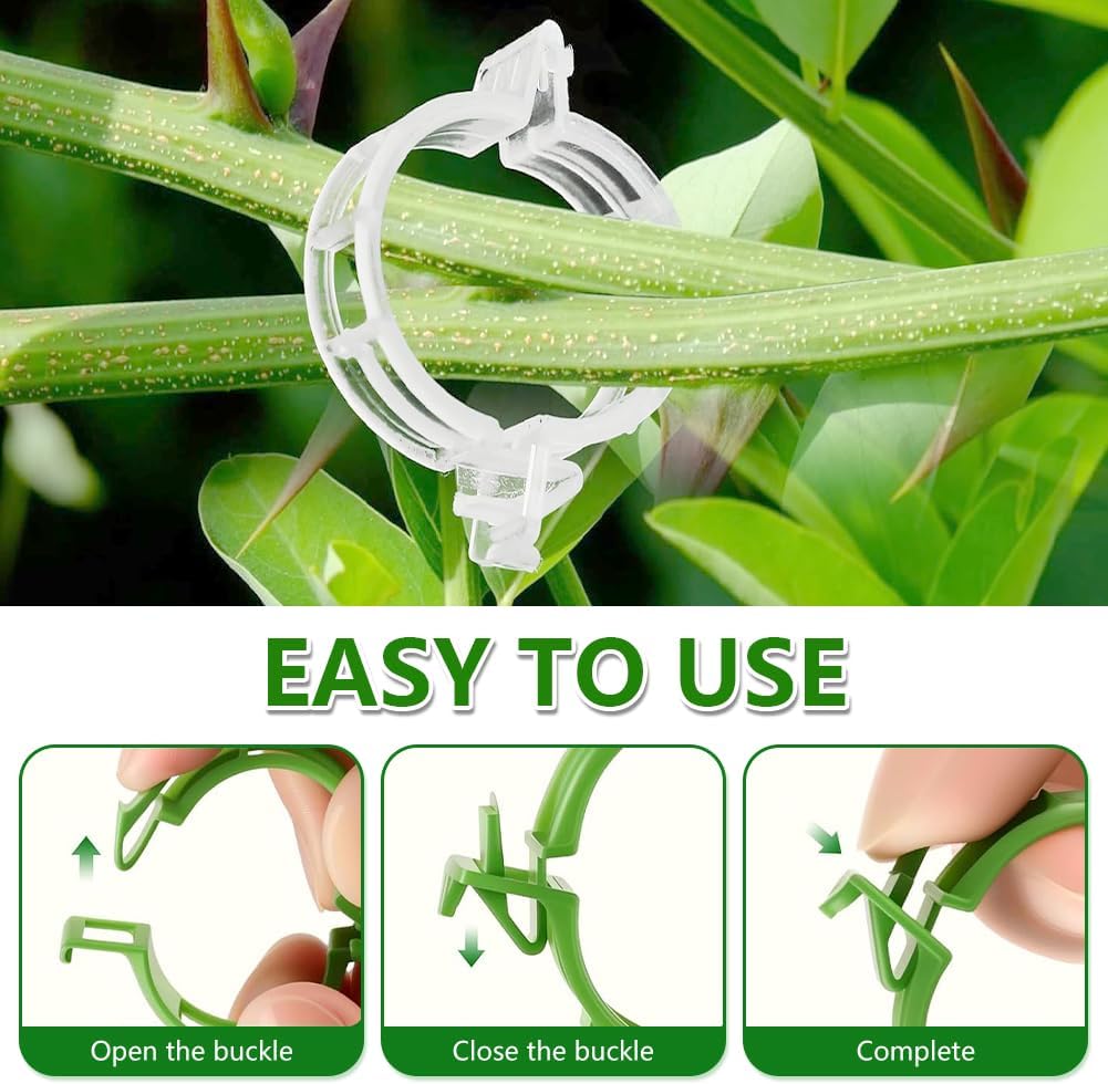 100PCS Plant Support Clips Reu - Gear Tie Reusable review and price