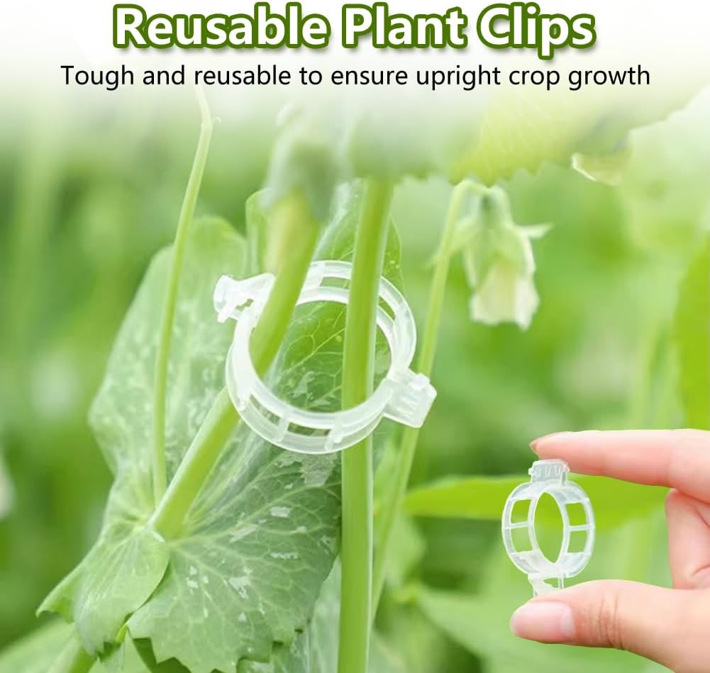 100PCS Plant Support Clips Reu - Gear Tie Reusable review and price
