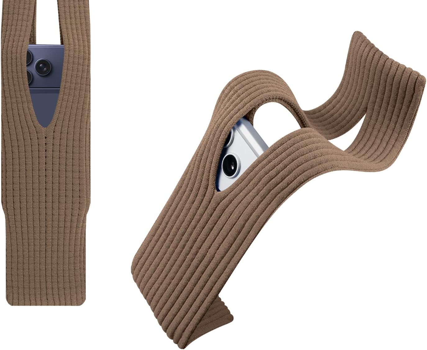 Knitted Phone Pouch Soft Stret - Edc Daily Carry review and price