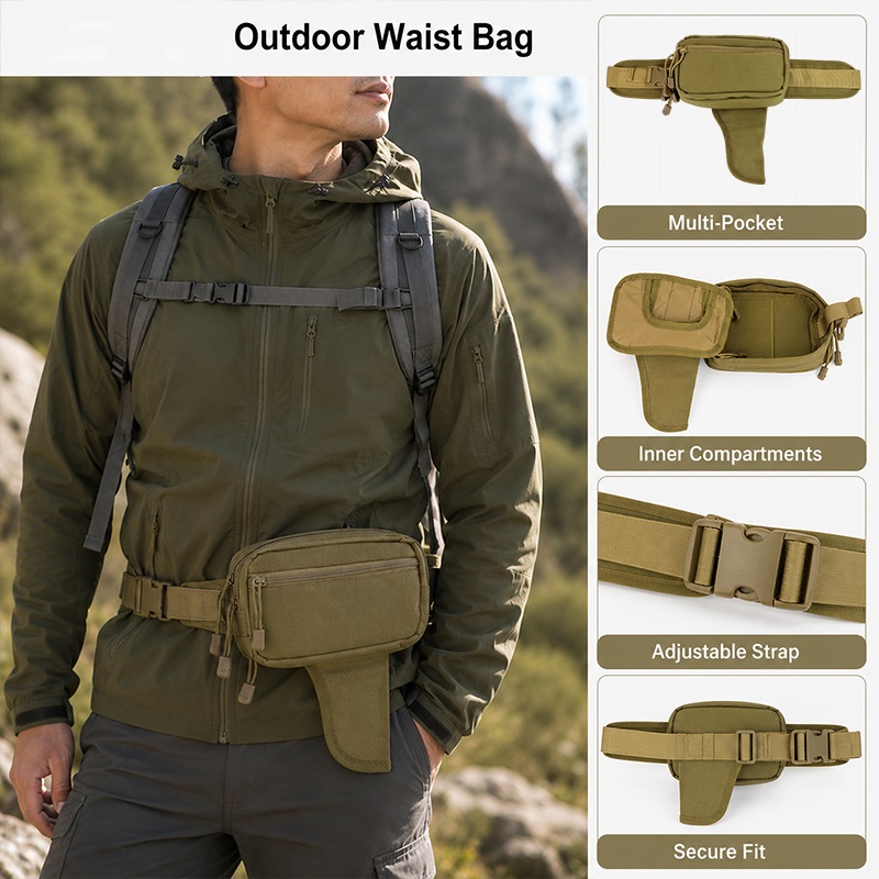 Multifunctional Waist Bag Nylo - Edc Carry Fanny Pack review and price